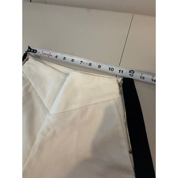 Anthropology Leifsdottir Linen Wide Leg Pants Lined  | Black Side Stripe Size 2 - Picture 8 of 11